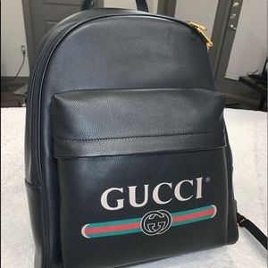 Leather Gucci Backpack